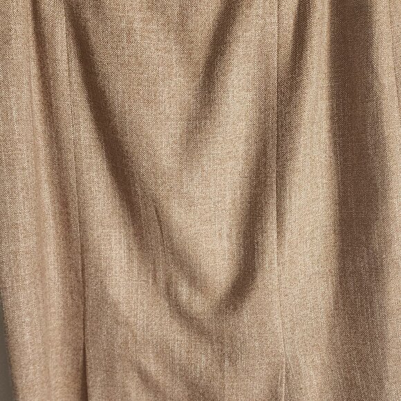 Lafayette 148 New York Camel/Beige Tweed Skirt-EUC-Size 6 - Picture 3 of 4